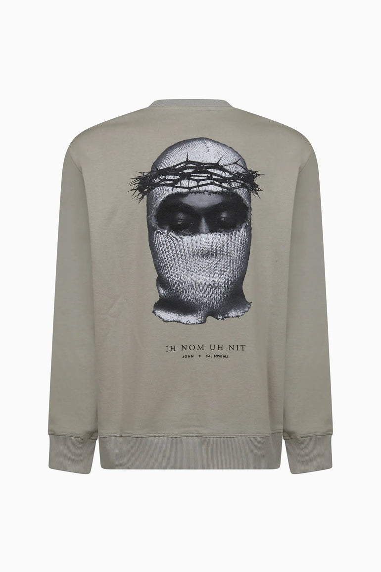 Crowned Mask Crewneck Ih Nom Uh Nit IH NOM UH NIT sweater.