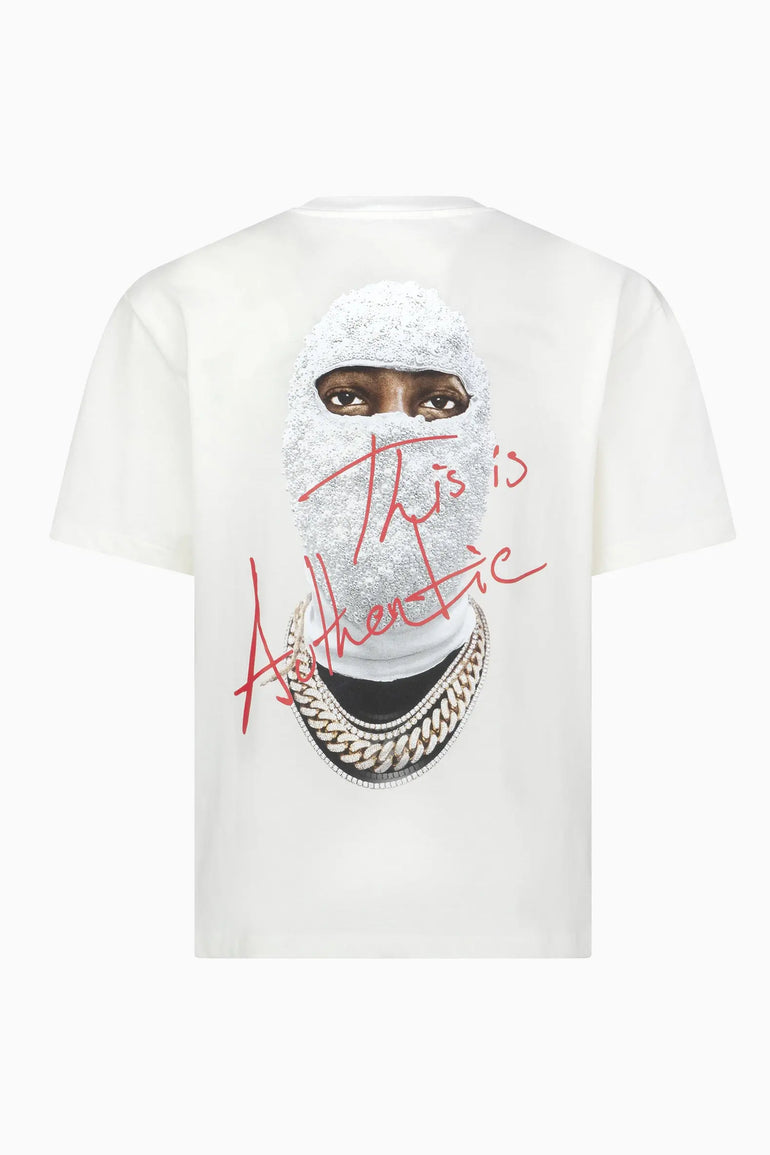 This is authentic with MASK on back IH NOM UH NIT IH NOM UH NIT t-shirt.