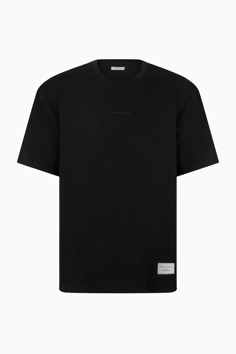 T-Shirt with Small Silicone Logo Ih Nom Uh Nit IH NOM UH NIT t-shirt.