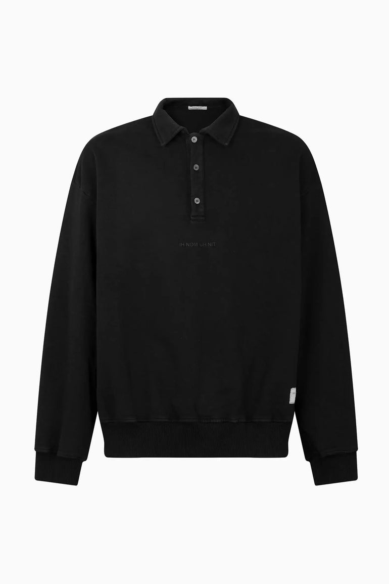 Fleece Polo Shirt with Silicone Logo Ih Nom Uh Nit t-shirt