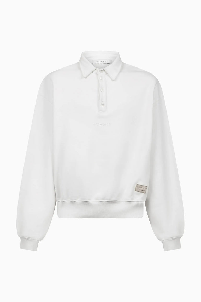 Fleece Polo Shirt with Silicone Logo Ih Nom Uh Nit t-shirt