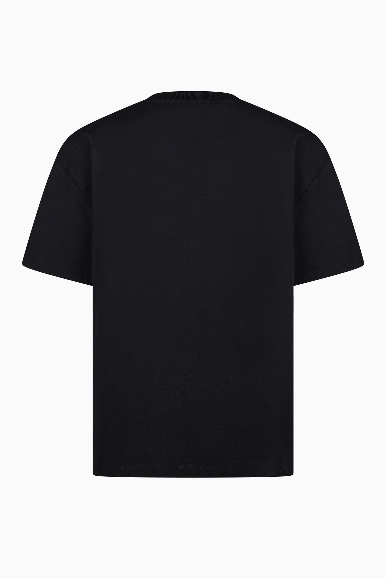 IH NOM UH NIT black T-shirt with leopard print on front.