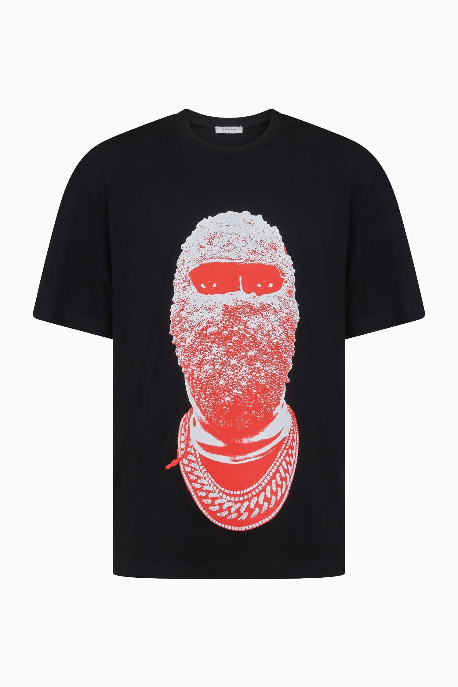 Printed red mask T-shirt - IH NOM UH NIT