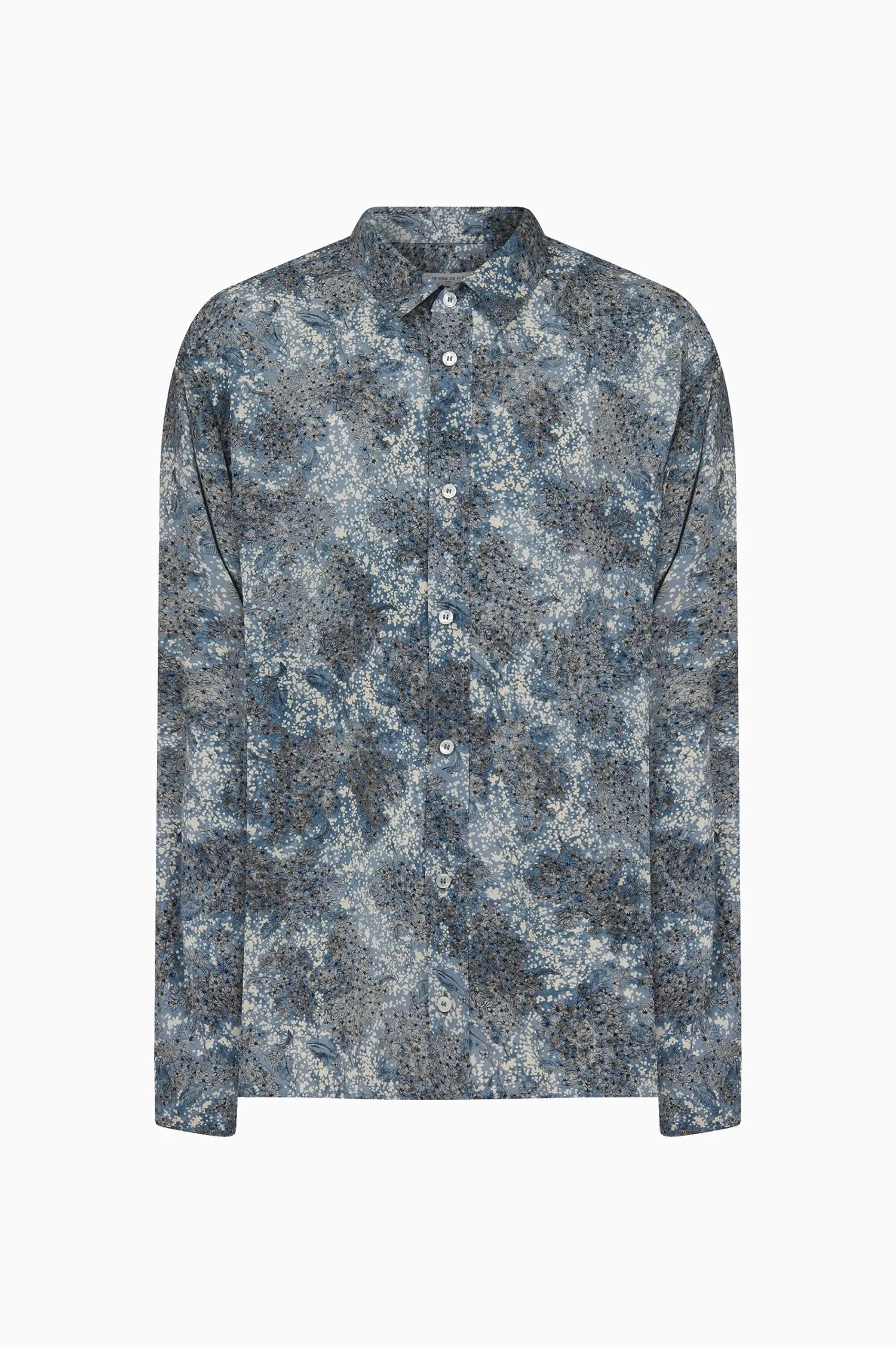 MICROFLORAL DESIGN SHIRT - IH NOM UH NIT