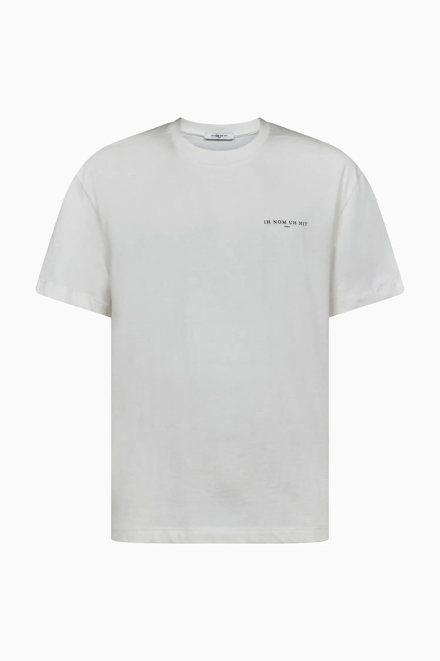 Tシャツ・カットソー IH NOM UH NIT Men T-shirt Grey NUW24234 L41 Ih Nom Uh Nit logo-print T-shirt | Grey | FARFETCH
