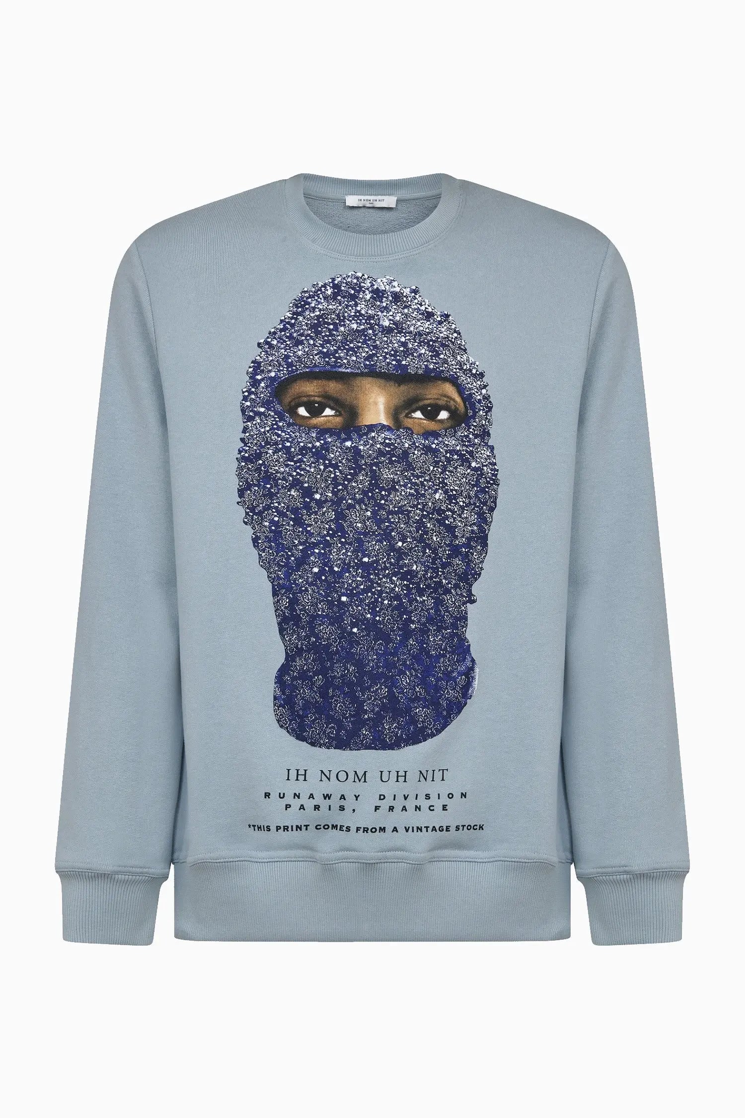 CREWNECK FLORAL MASK - IH NOM UH NIT