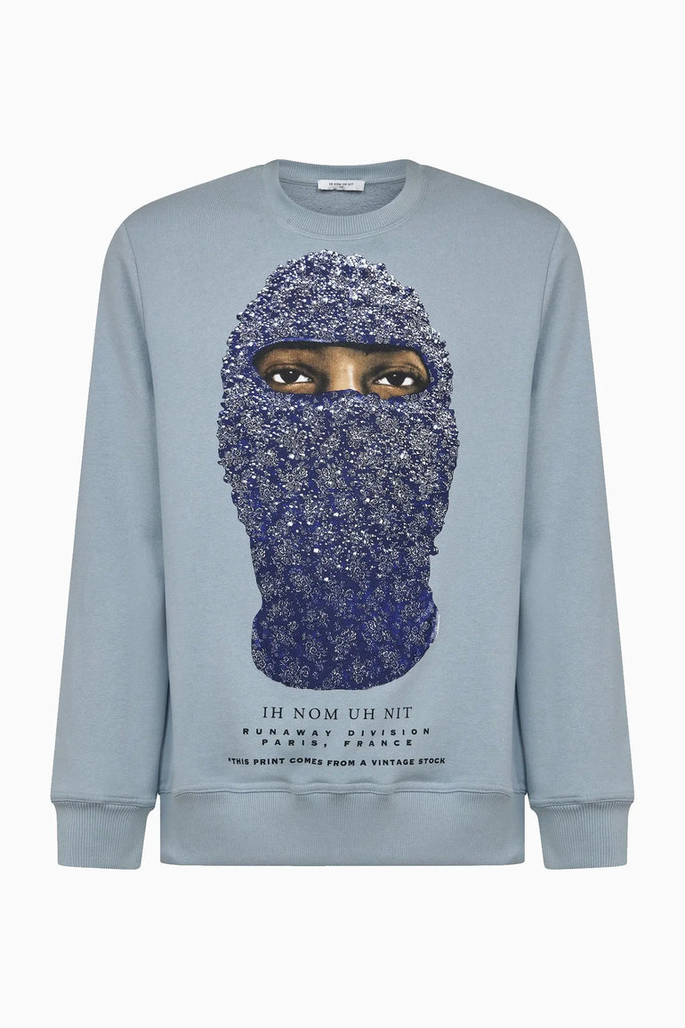 CREWNECK FLORAL MASK - IH NOM UH NIT