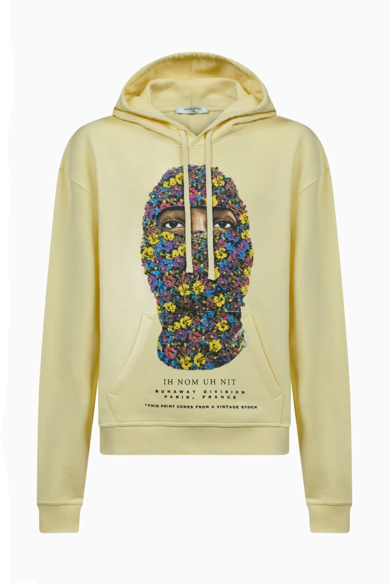 FLORAL MASK HOODIE - IH NOM UH NIT