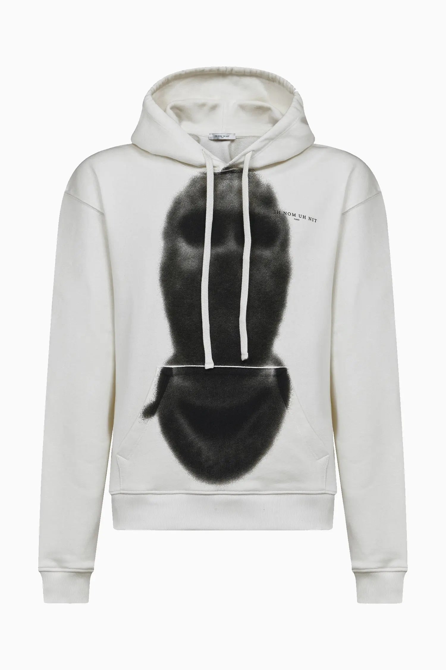 Hoodie with faded Mask - IH NOM UH NIT