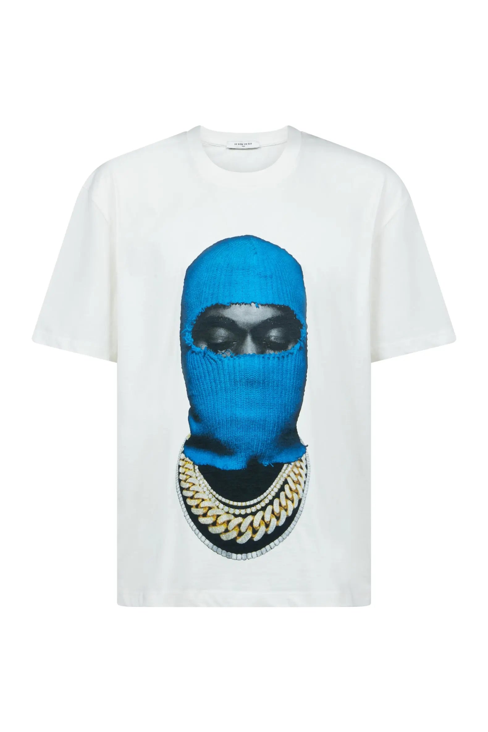 T-shirt with mask20 blue Ih Nom Uh Nit