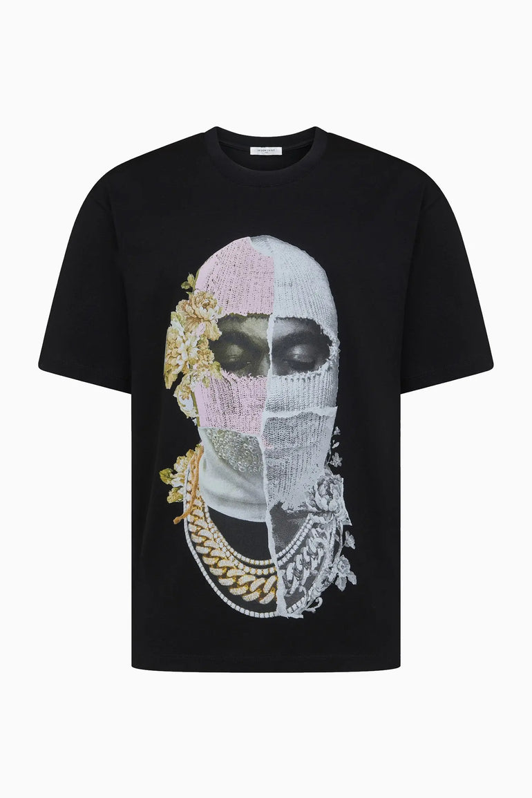 NEWSPAPER MASK TSHIRT - IH NOM UH NIT