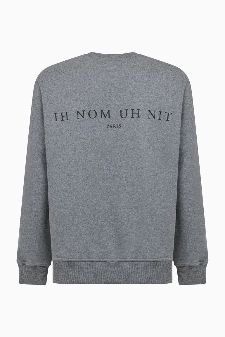 Crewneck newspaper mask print - IH NOM UH NIT