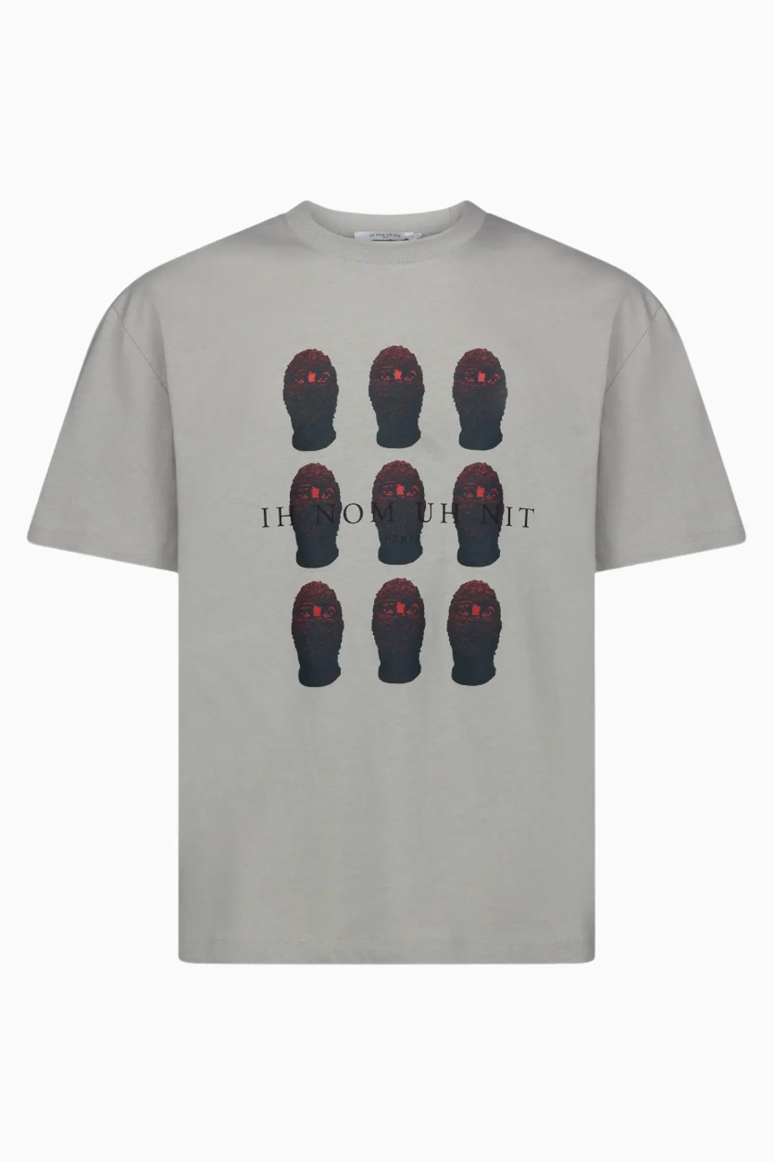 RED MASK T-SHIRT PRINT Ih Nom Uh Nit IH NOM UH NIT t-shirt.