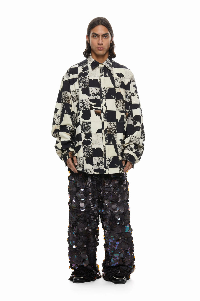 OVERSHIRT IN CANVAS COW Ih Nom Uh Nit shirt