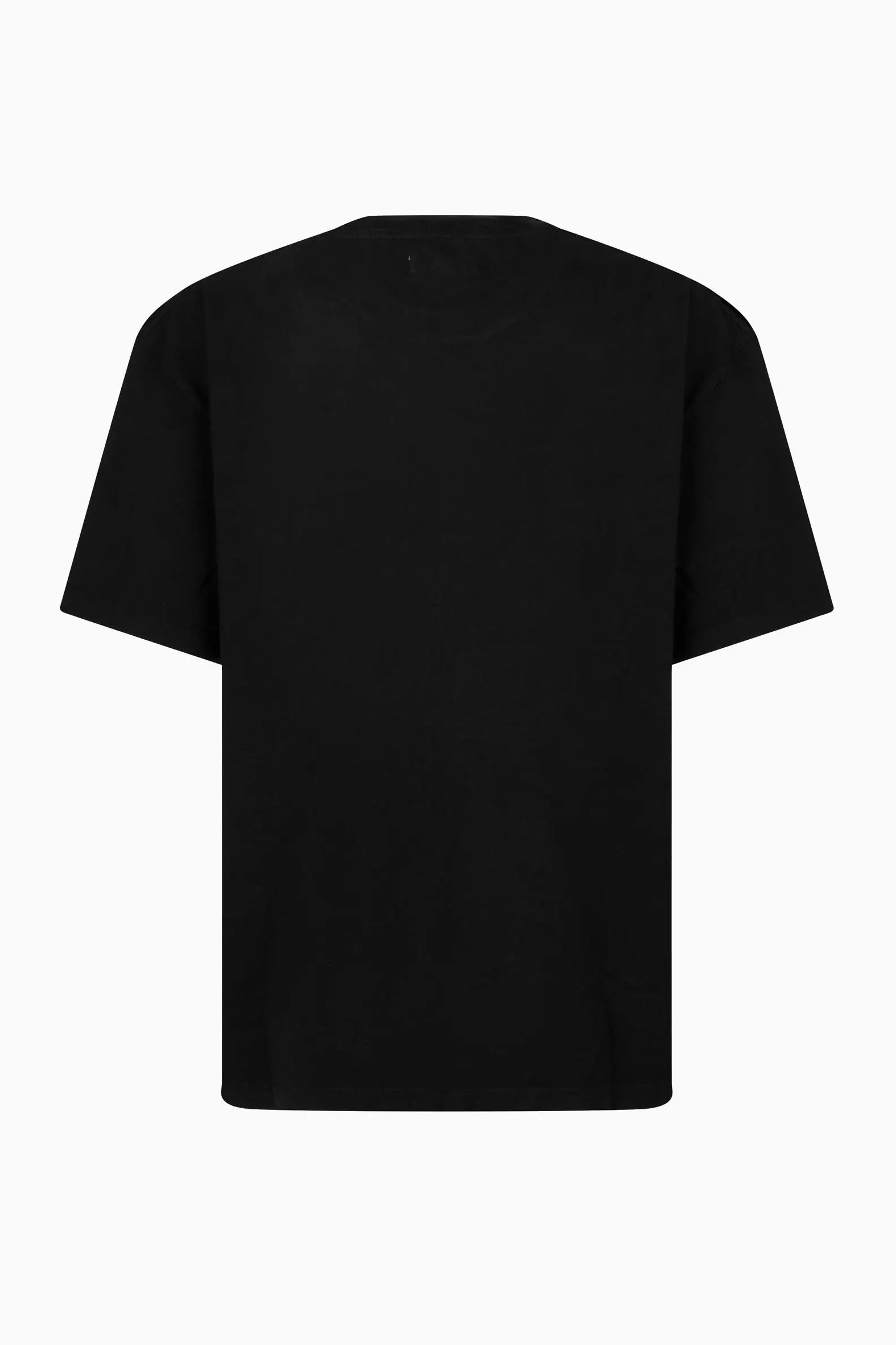 Black IH NOM UH NIT T-shirt featuring watch-face graphic with Roman numerals.