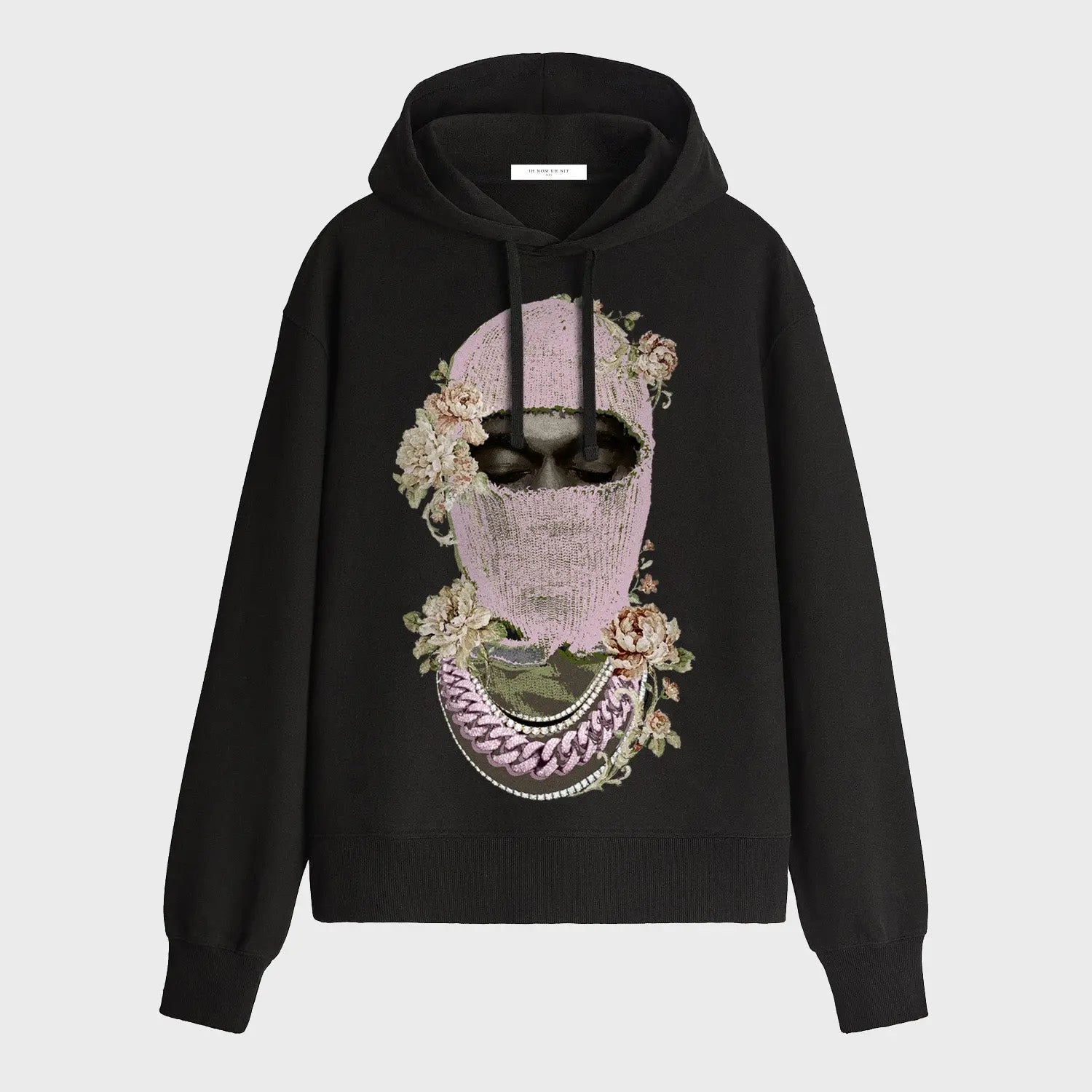 Hoodie Mask Roses with logo - IH NOM UH NIT